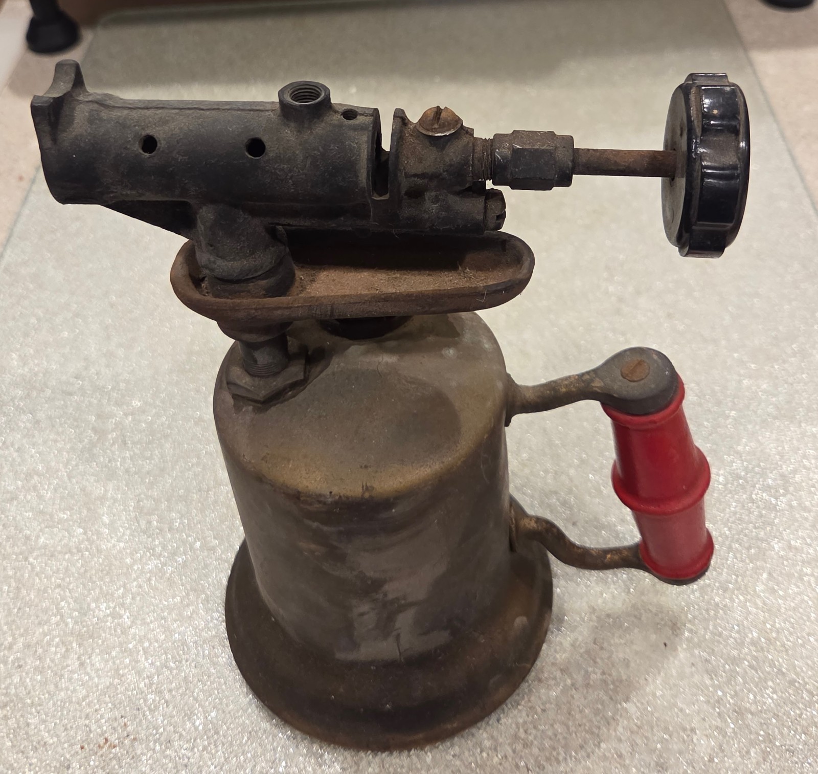 Vintage gasoline powered blowtorch