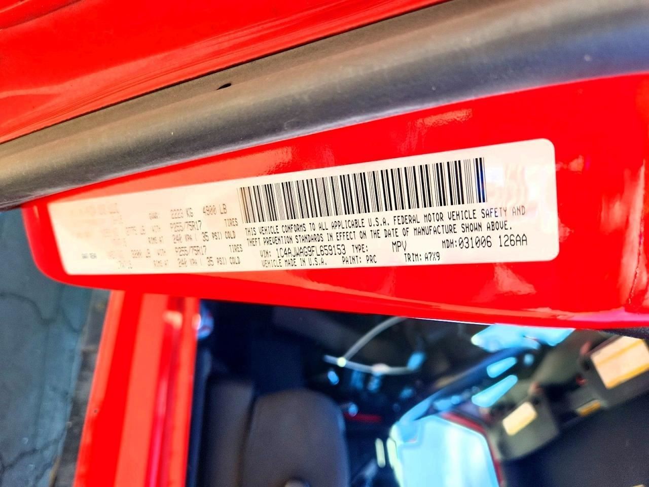 Chassis ECM Multifunction Includes Fuse Box Fits 15 WRANGLER 971865