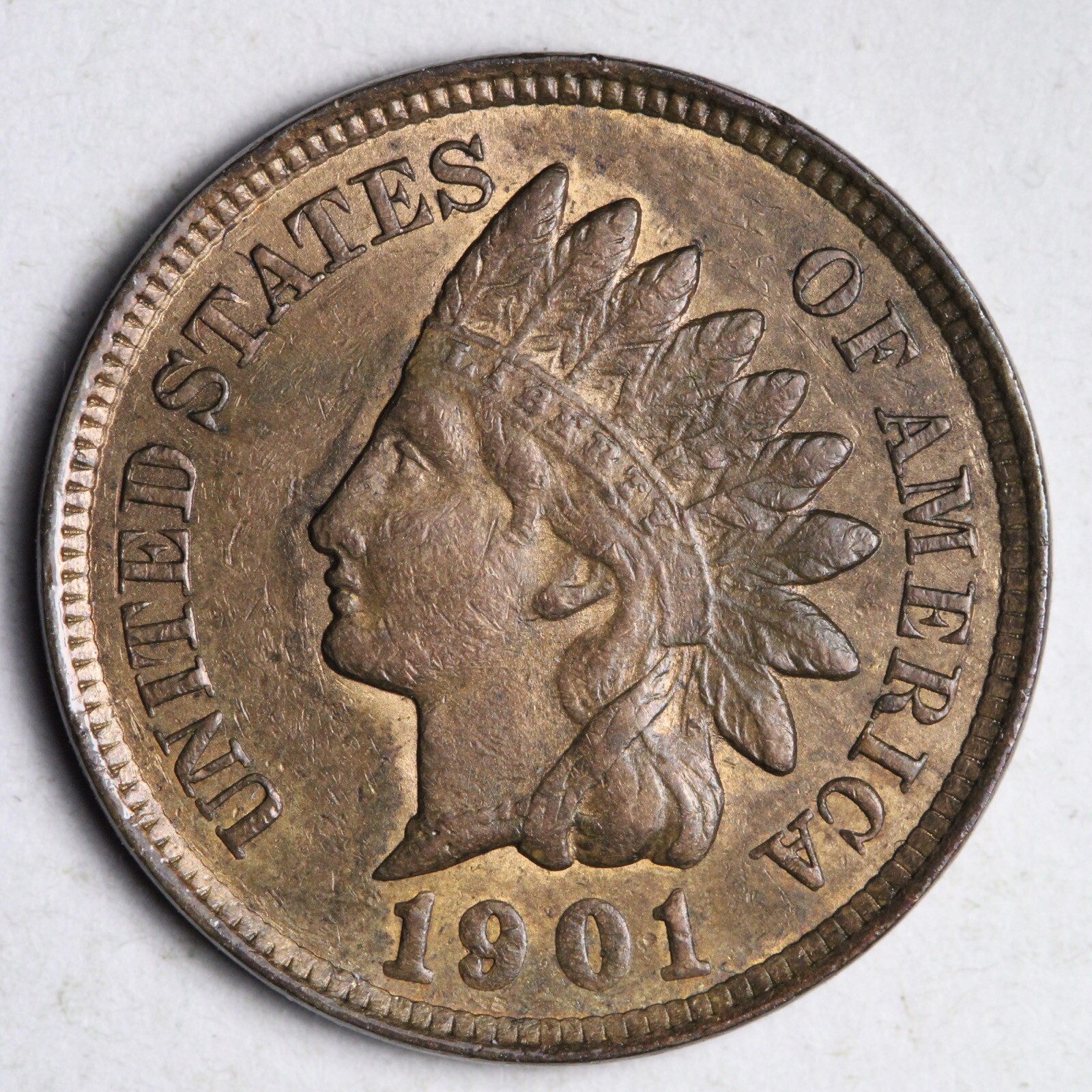 1901 Indian Head Cent Penny BU *UNCIRCULATED* MS E200 T