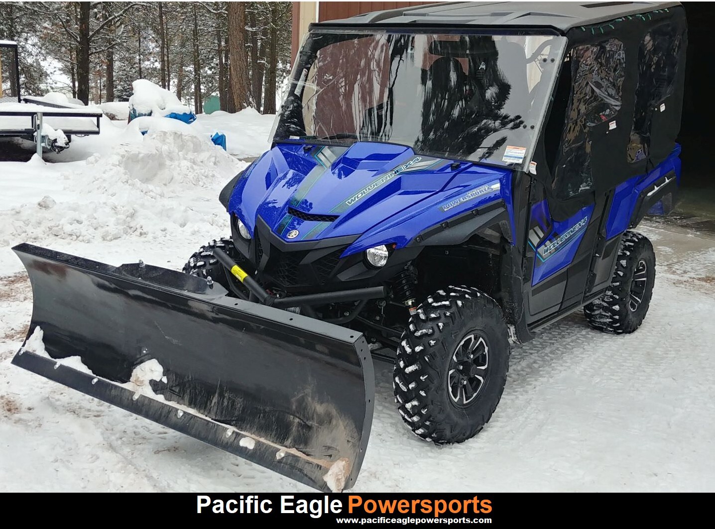 2012-2025 Kawasaki Teryx ~ 72" Snow Plow Kit with a Straight Plow Blade