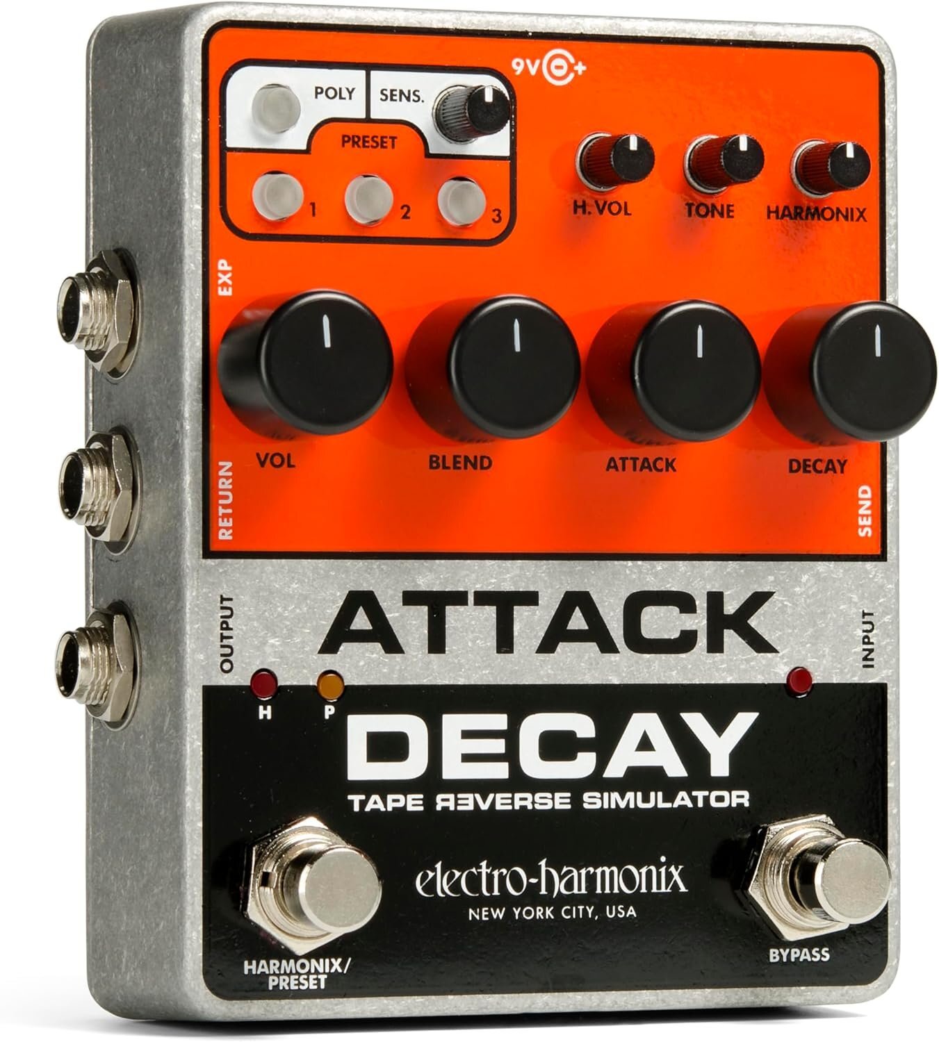 Electro-Harmonix Attack Decay Tape Reverse Simulator Pedal