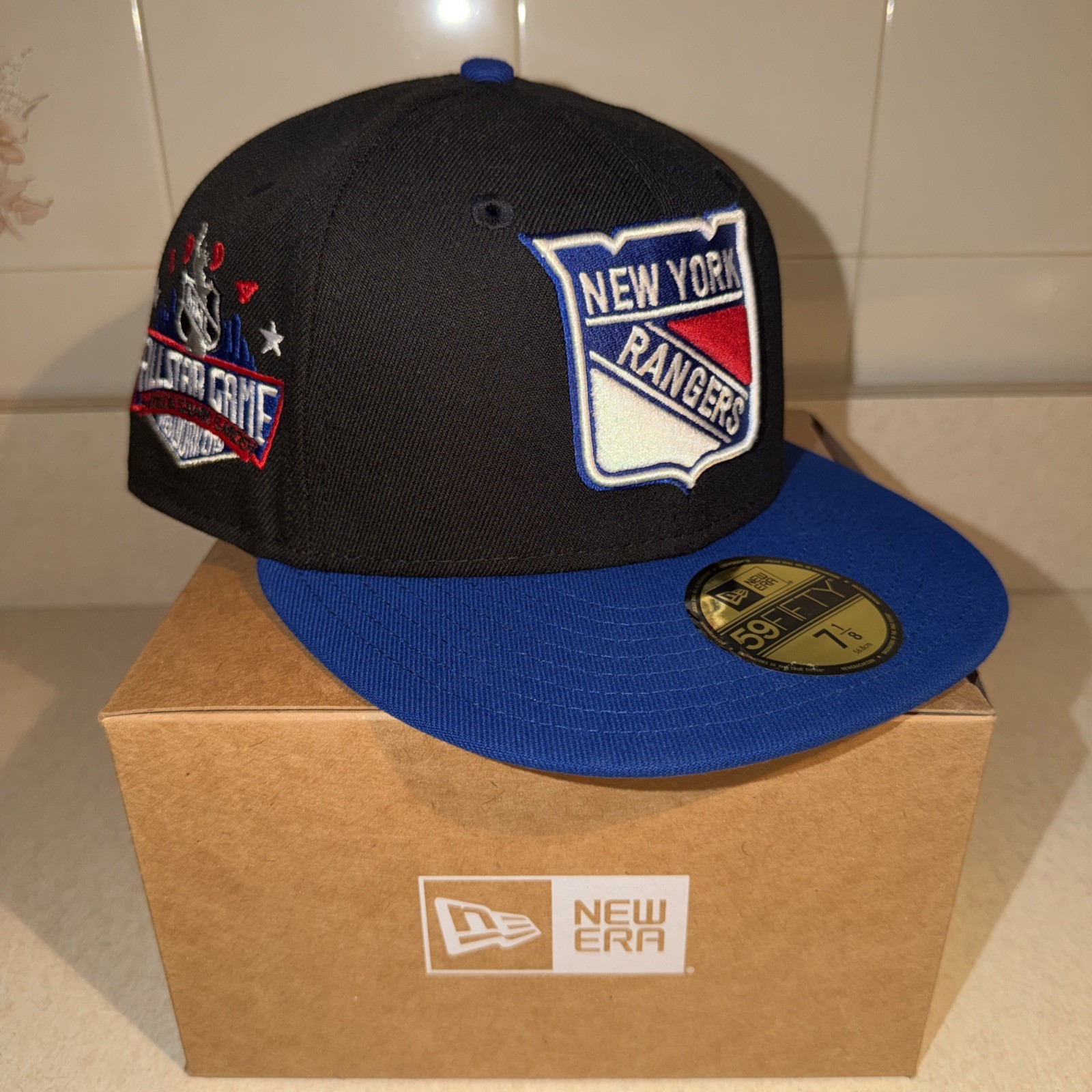 New Era New York Rangers 1994 All Star Game Fitted Hat Two tone 7 1/8 ASG Patch