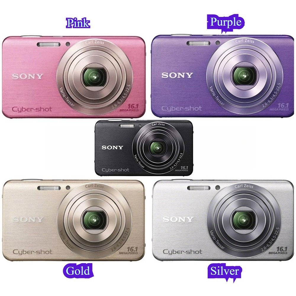 Sony Cyber-shot DSC-W630 Digital Camera 16.1 MP 5x Optical Zoom with Battery