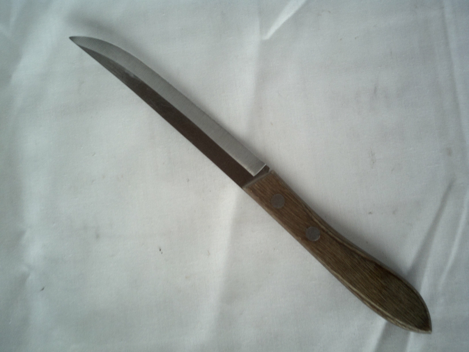 Japan Knife Stainless Steel Blade 4.5" Wood Handle