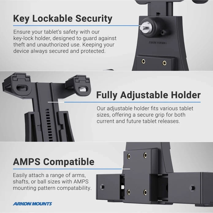 Arkon LockVise Locking Magnetic Tablet Mount