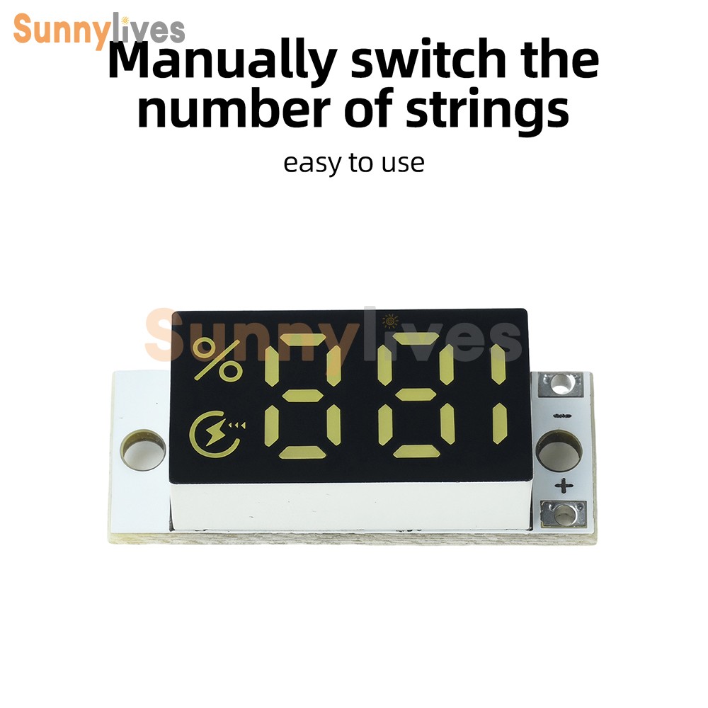 Mini Battery Level Indicator Module 1S 2S 3S 4S Li Battery Percentage Display
