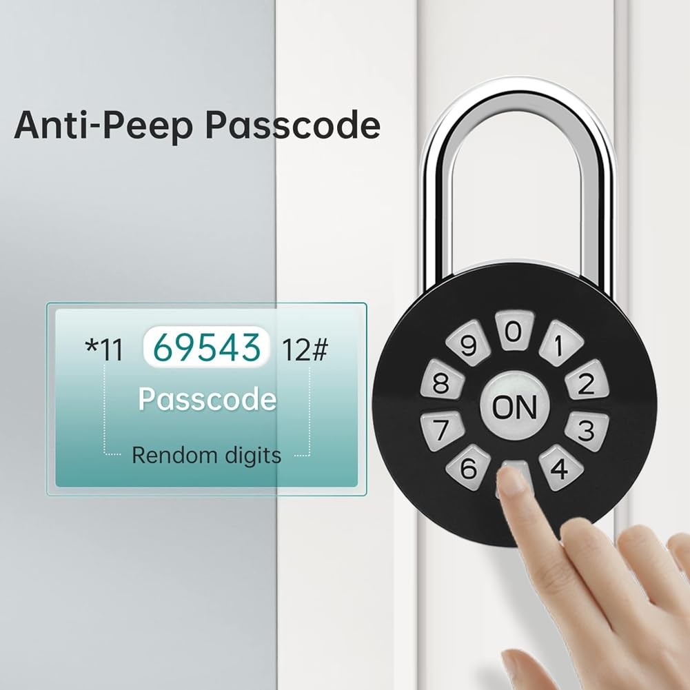 GreatYYT PW-16 Smart Padlock Bluetooth PIN Code Black