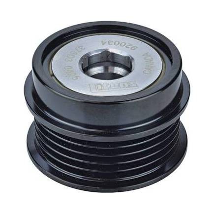 J&N 205-52004 Pulley 5 Grooves, Decoupler, 0.67" / 17mm Id, 2.2" / 55.8mm Od