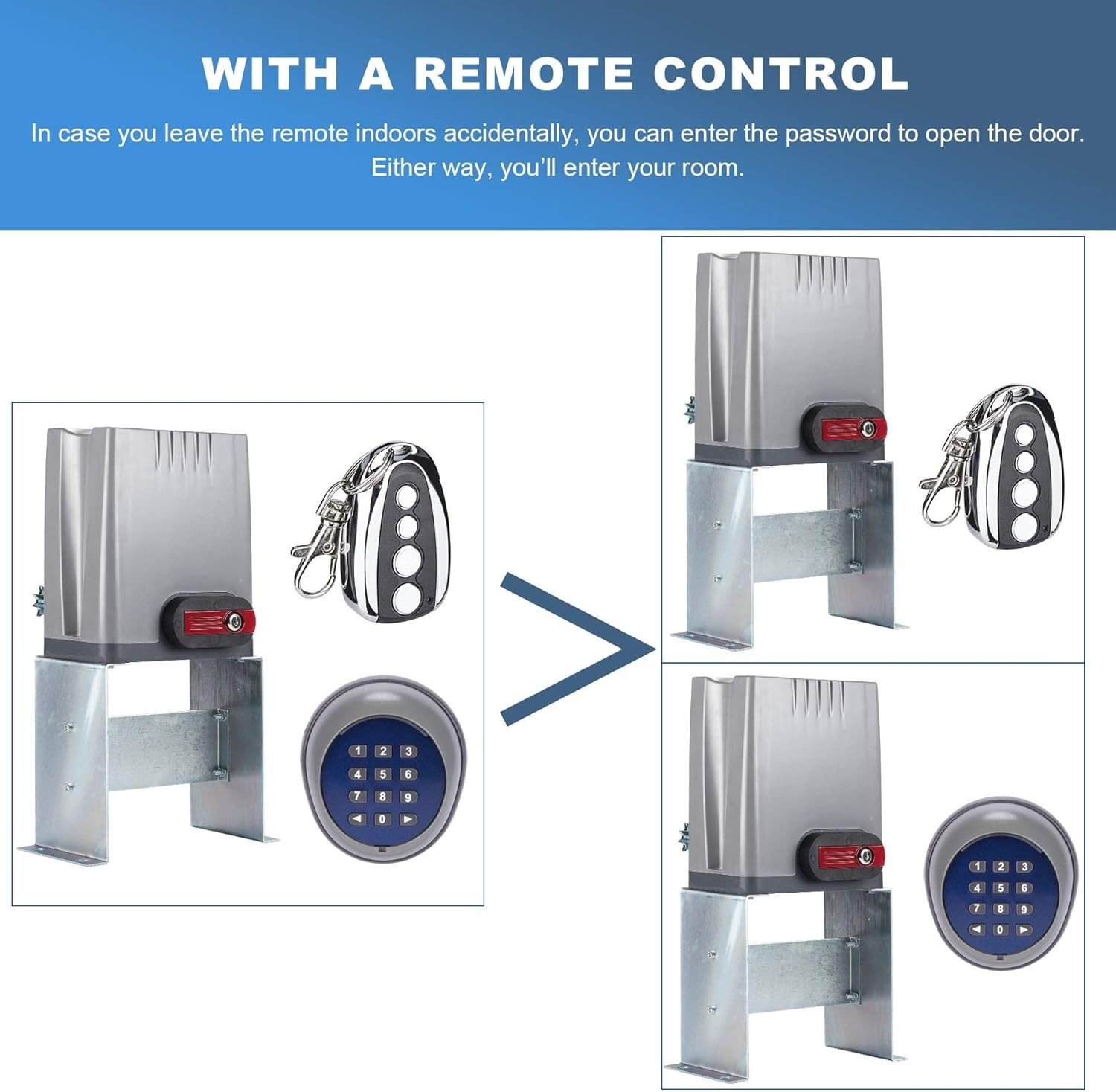 Smart Wireless Keypad for Sliding Gate Opener