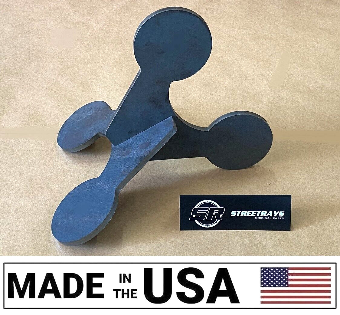 [SR] Steel Walking 4" Shooting Target 12" Tall 3D Flip Target 3/8" Thick USA
