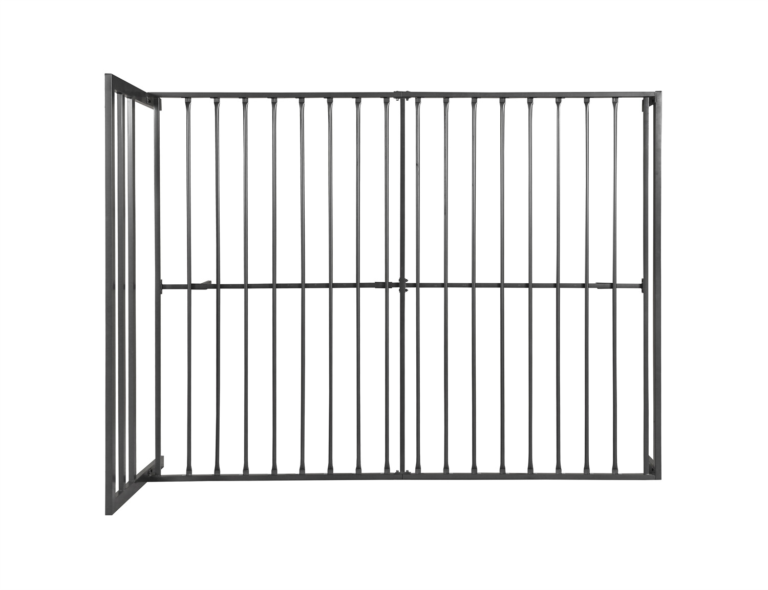 Modern Queen Size Bed Frame Metal Platform Bed Frame with Headboard Grey US