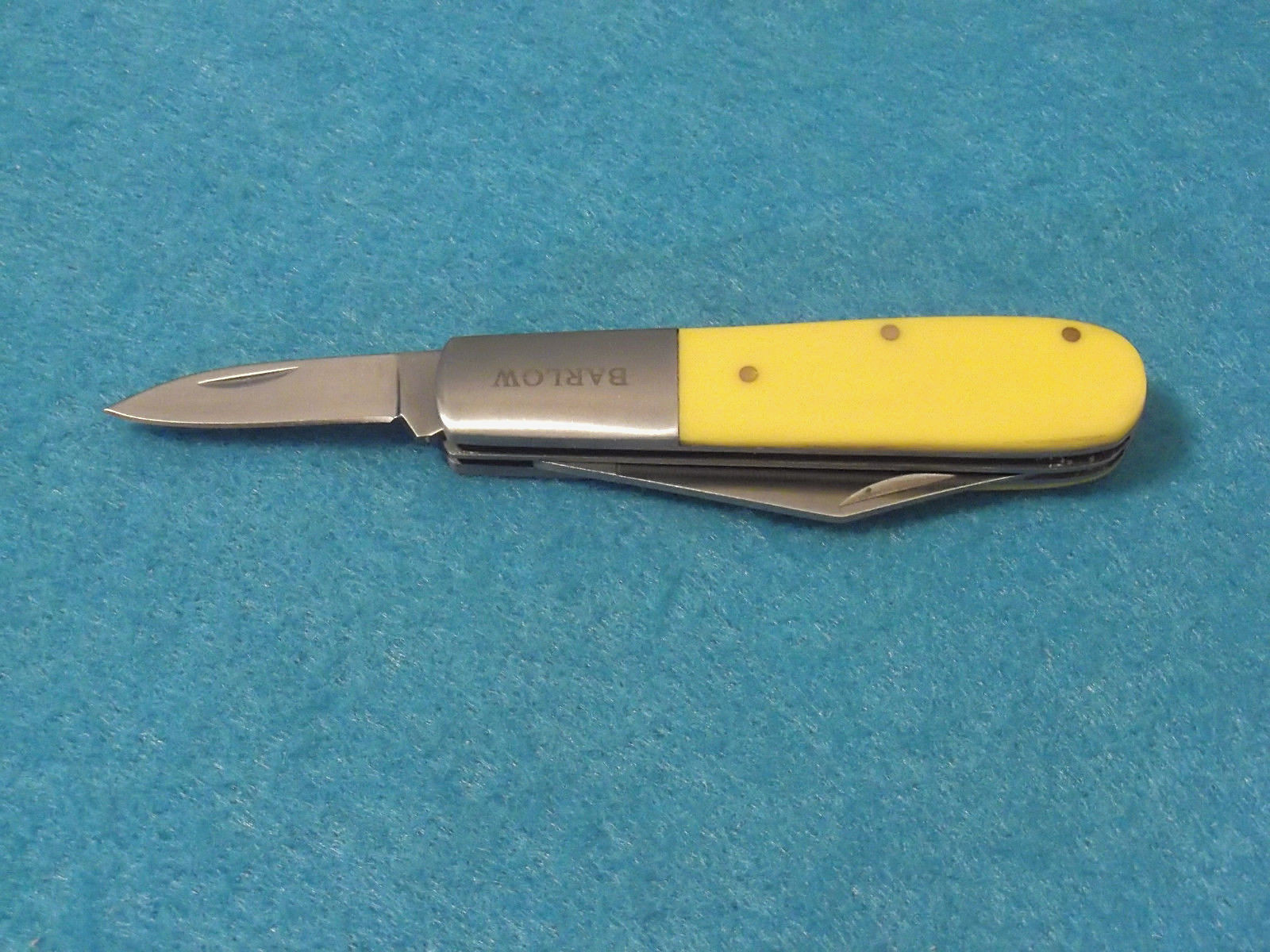 Rite EDGE RE5023YW BARLOW Yellow handle pocket knife 3 1/4" closed PA5023YW NEW!