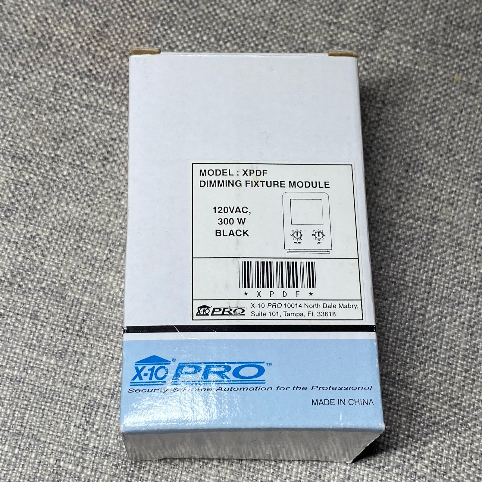 X-10 PRO - XPDF DIMMING FIXTURE MODULE 120VAC 300W BLACK (Brand NEW)