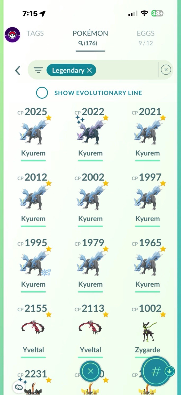 Pokémon GO Level 72 Game Account Legendary Shiny Pokémon ID DayWalker5150