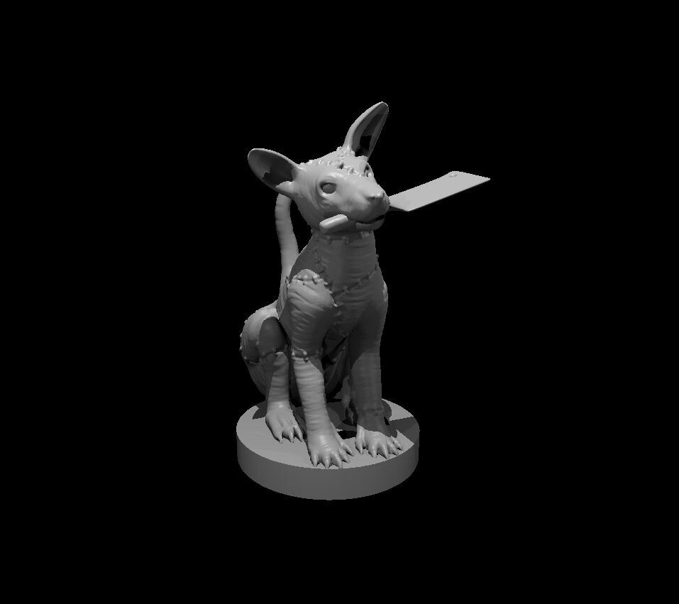 Flesh Golem Familiar Monster Manual 28mm Scale DND D&D Tabletop Mini