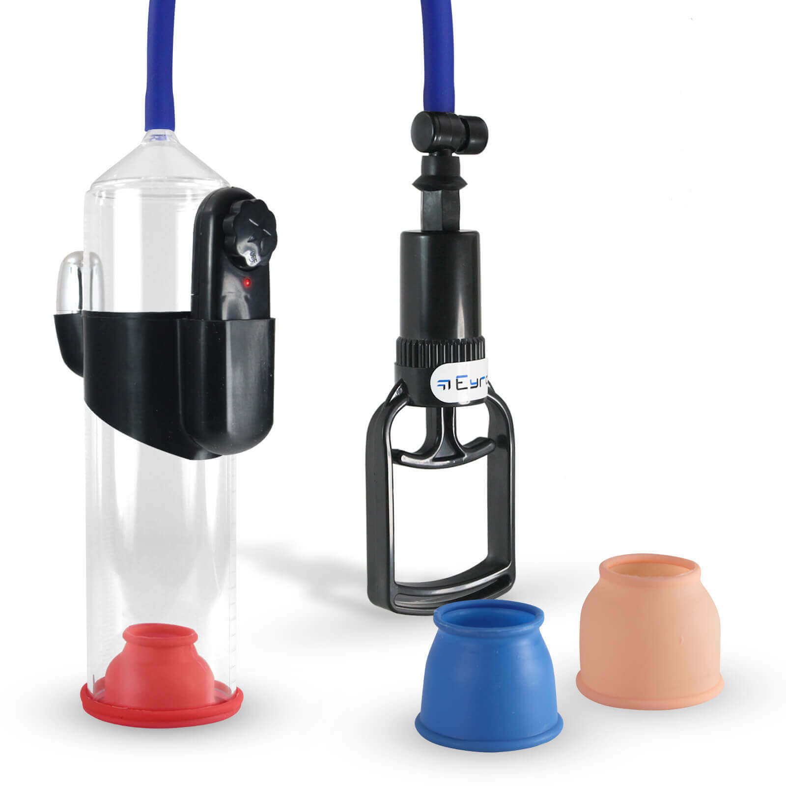 LeLuv Vibrating EasyOp Tgrip Penis Pump | Premium Hose & 3 Pk Silicone Sleeves