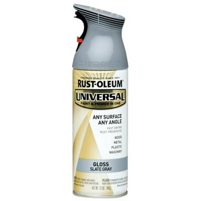 6PK RUST-OLEUM UNIVERSAL PAINT GLOSS SLATE GREY 253126 SPRAY PAINT FREE SHIPPING
