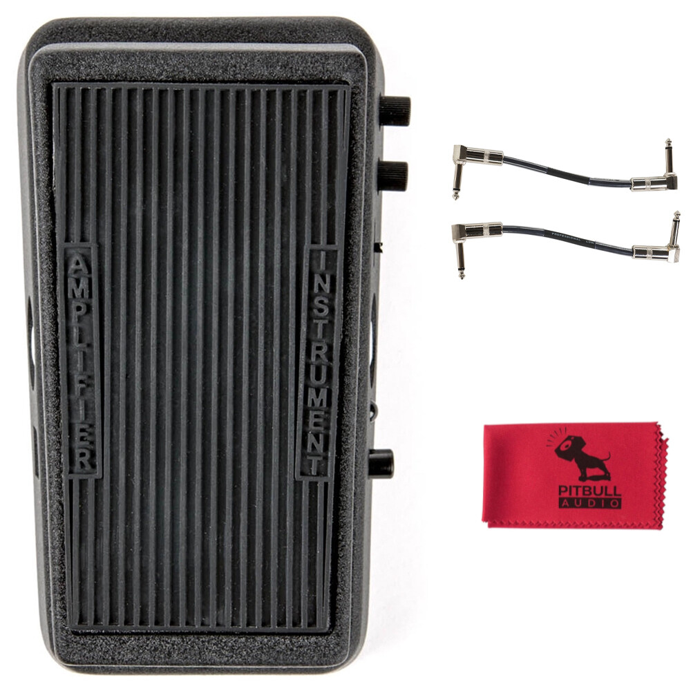 Dunlop CBM535Q Cry Baby Mini 535Q Wah Guitar Effects Pedal w/ Cables & Cloth
