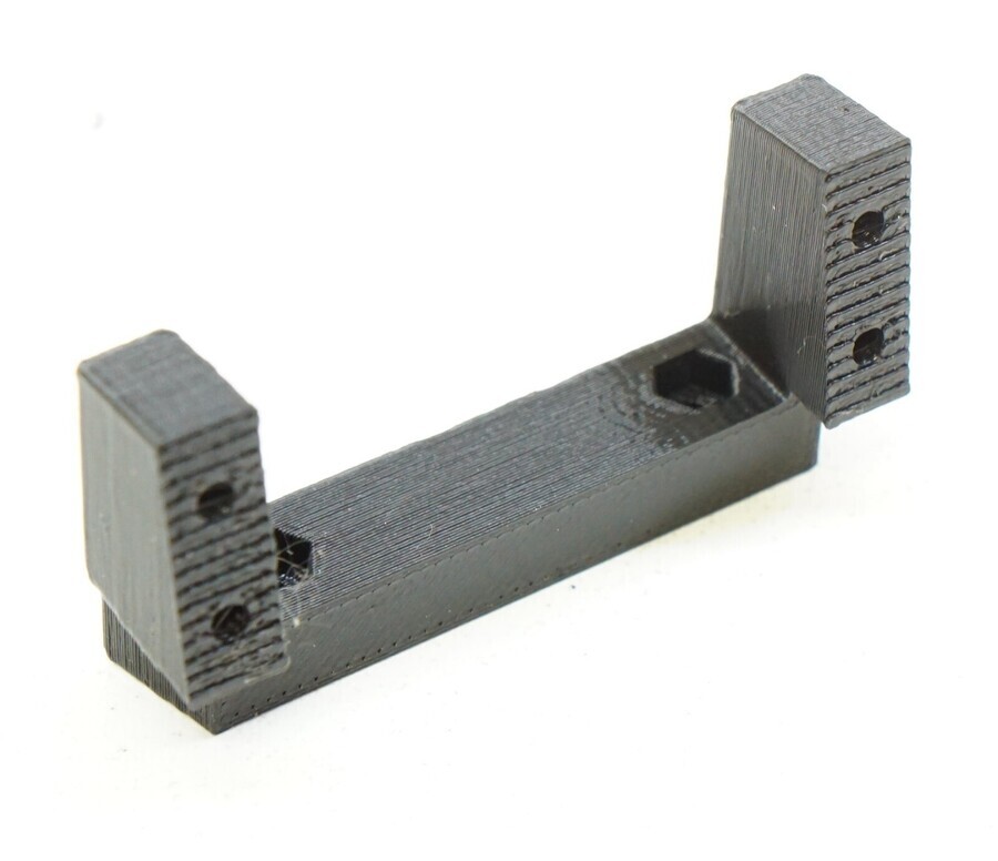"Mini Size" Servo Mount for Mini-T 2.0 Hackfab Oval Chassis (Fits Futaba S9650)