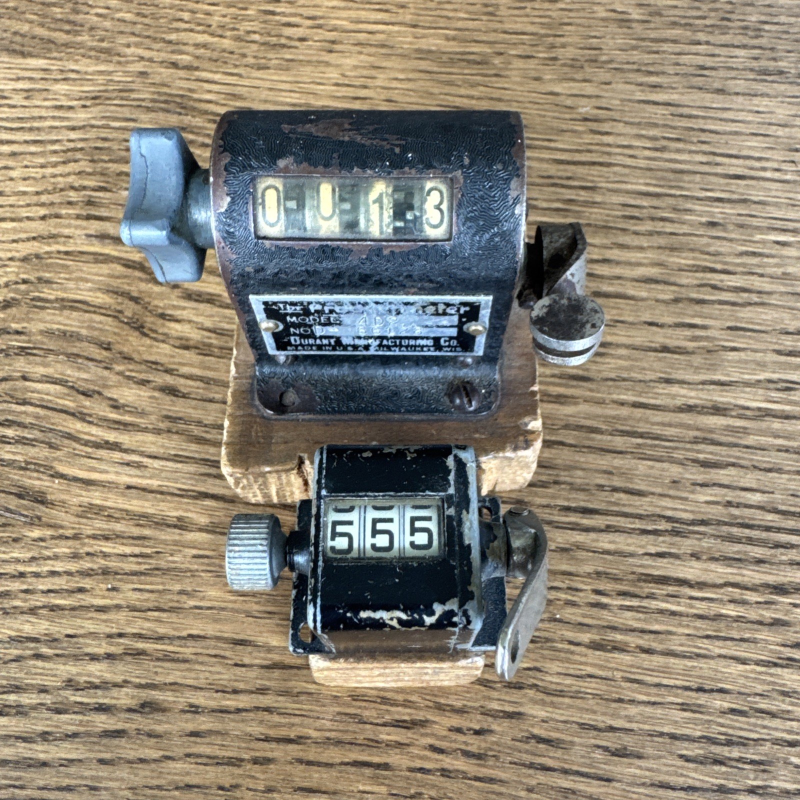 Vintage Number Counter Machines 3 Digit And 4 Digit Counters
