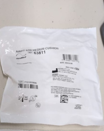 ResMed AirFit N30i Medium Replacement Cushion 63811- NEW SEALED