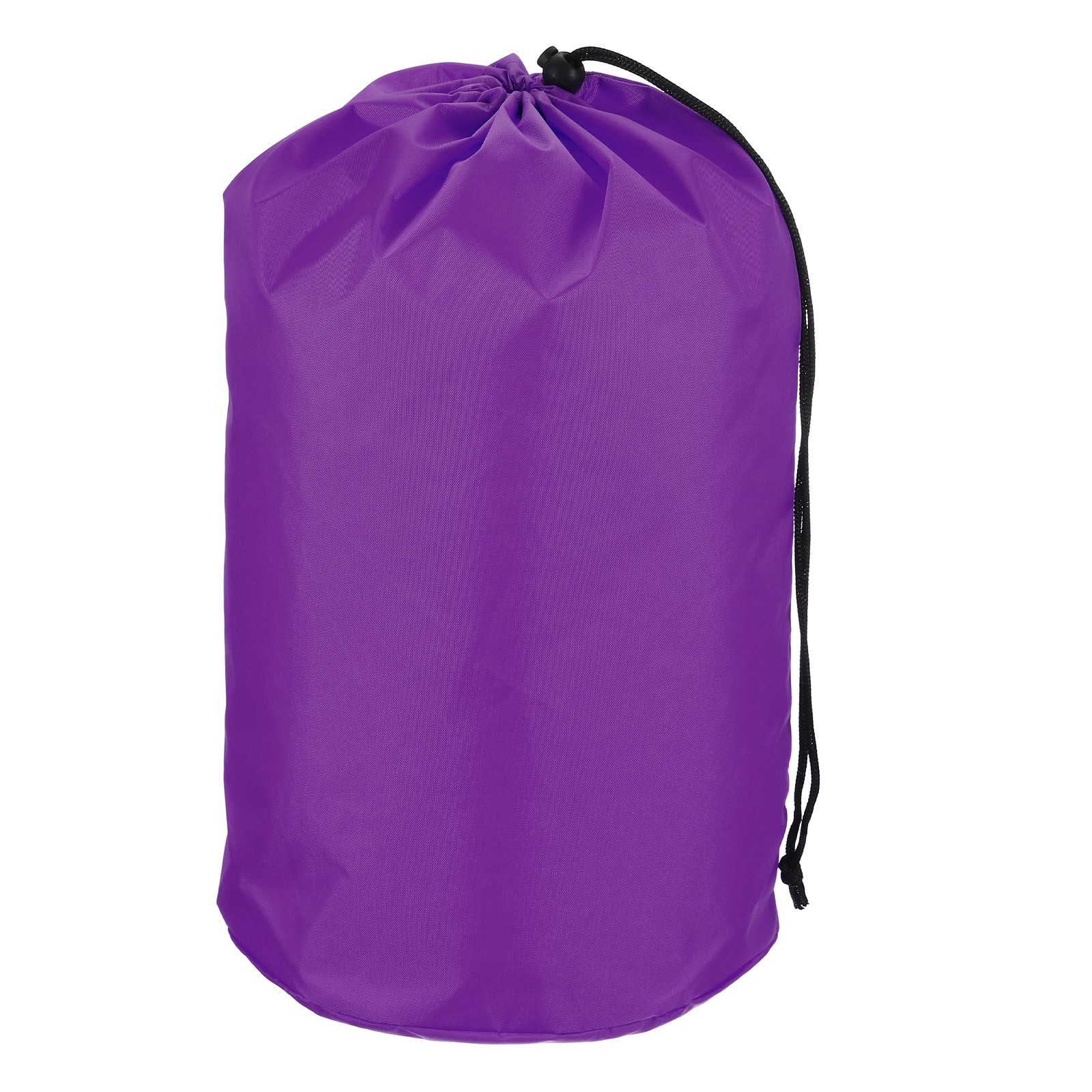 Stuff Sack, Nylon Waterproof Storage Sacks, 9x17Inch & 2Pcs (Purple)