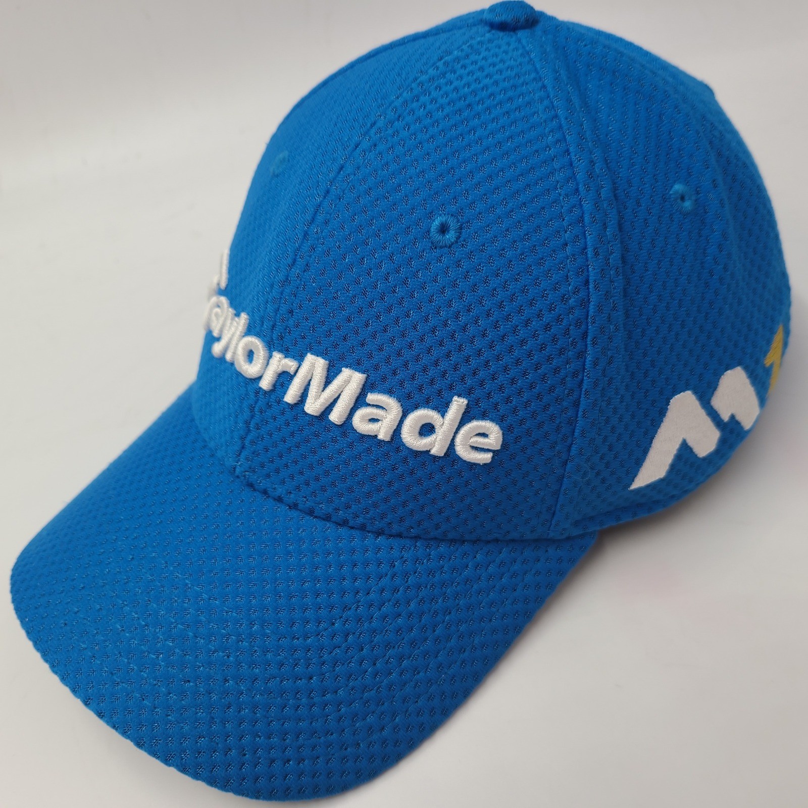 TaylorMade Hat Fitted S-M Blue White Golf M1 PSi Logo Performance Sports Men