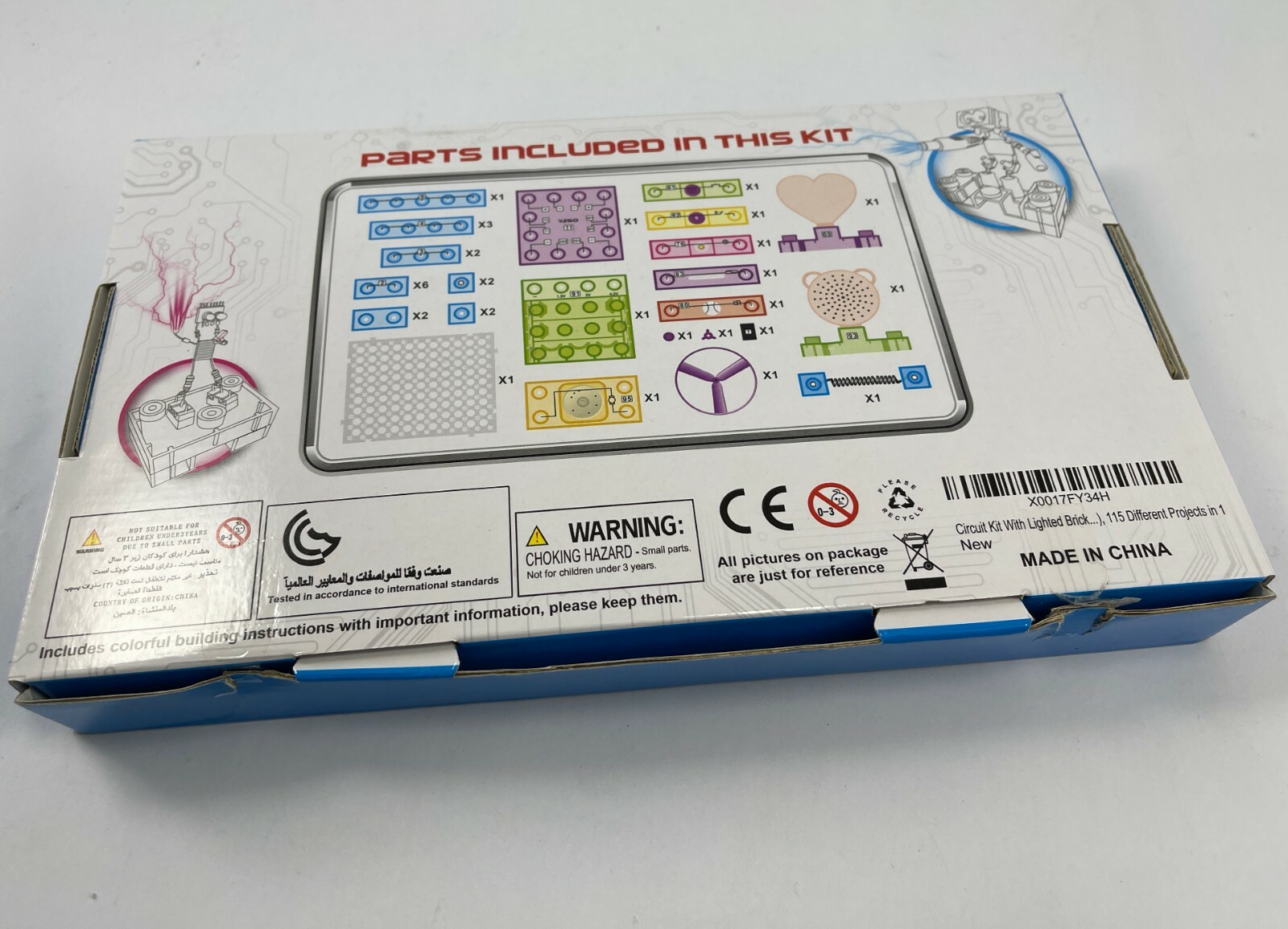 Pantheon Electronic Block Circuit Fun Kit 34 Pieces Age 8+