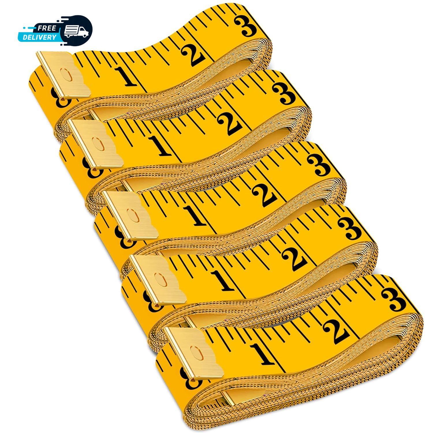 Tape Measure  5 Packs 120 Inch 300Cm Dual Scale Measuring Tape for Body