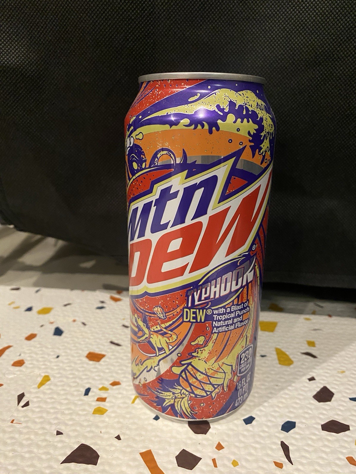 Mountain Dew Typhoon Full Unopened Can