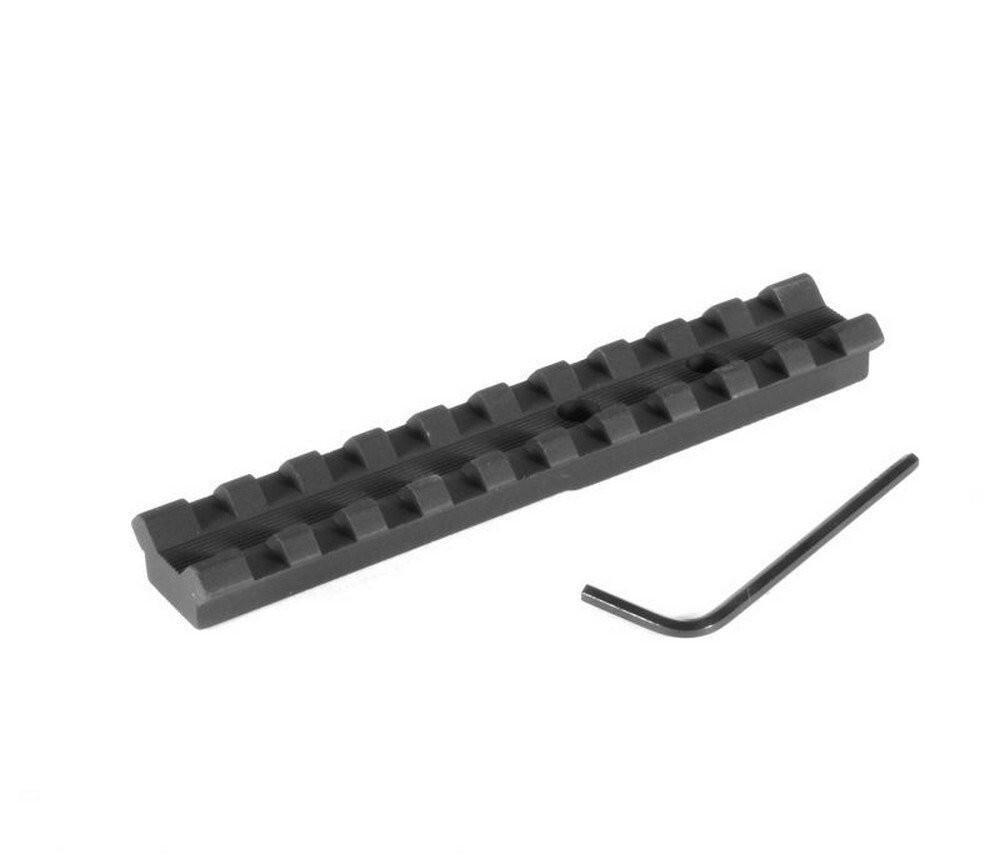 EGW Picatinny Rail 0 MOA For Savage 42 Ambidextrous Matte Black Anodizing 41950