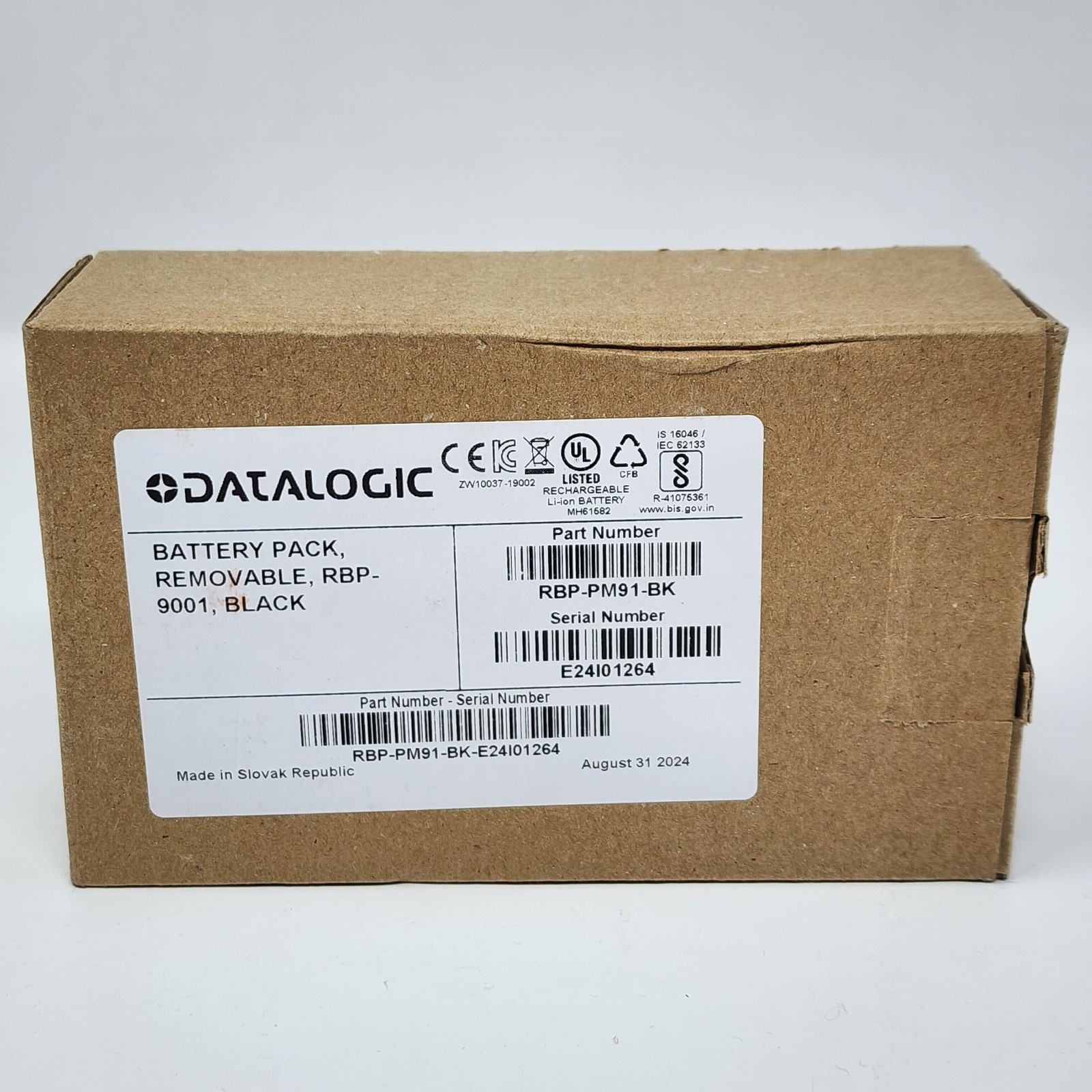 DATALOGIC Replacement Battery Pack RBP-PM91-BK RBP-9001 Black