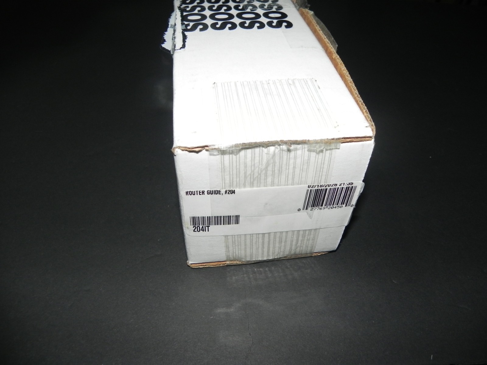 SOSS 208IT Wood Router Guide Template for installing SOSS Model 208 Invisible