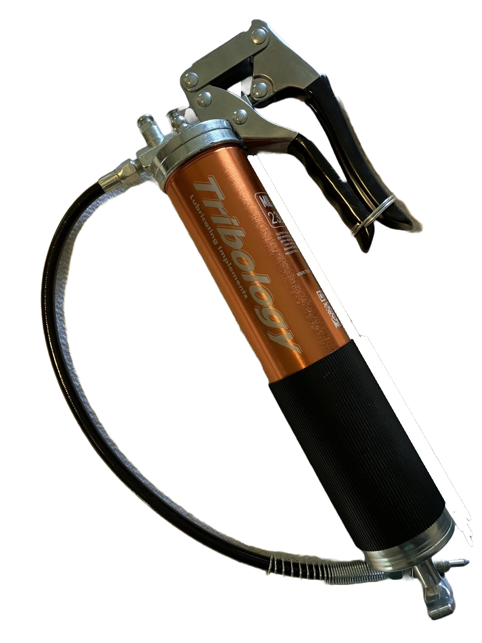 Aviation, A&P 5000 PSI Pistol Grip Anodized Grease Gun MIL-SPEC Inscribed.