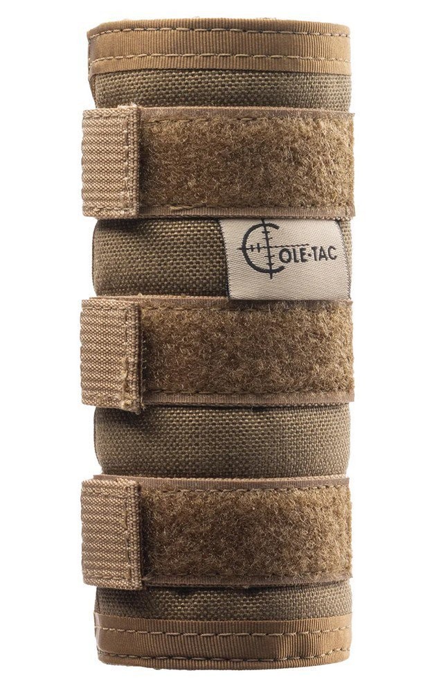 Cole-TAC HTP Spprssr Cover 7.5" Coyote Brown 1000D Cordura Nylon - HTP202