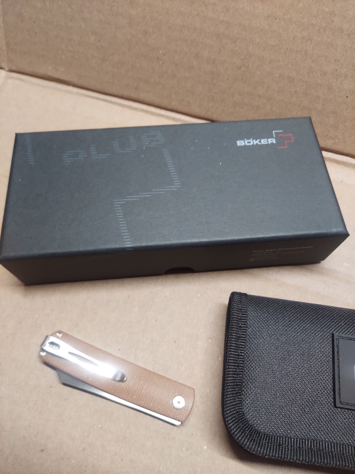 Boker Plus Tenshi Micarta Knife 01B0327