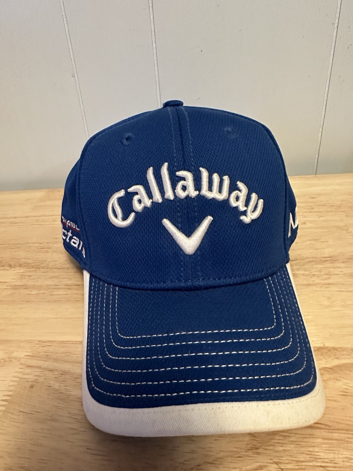 Callaway Razr Odyssey Blue Golf Cap Hat Preowned Never Worn Adjustable Strap