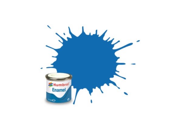 Humbrol 14ml Baltic Blue Metallic Enamel Paint