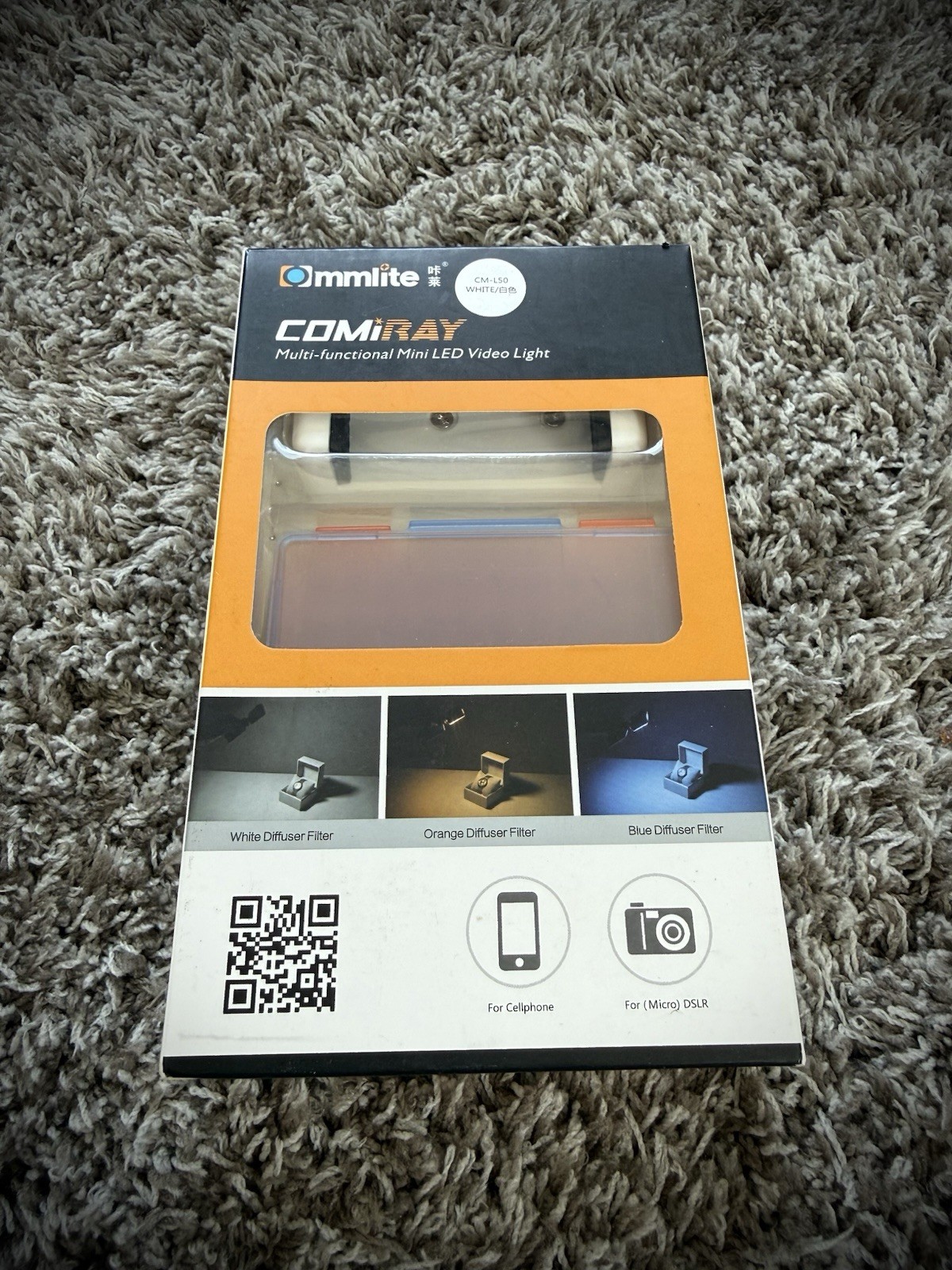 ComiRay Multi-Functional Mini LED Video Light for Photography