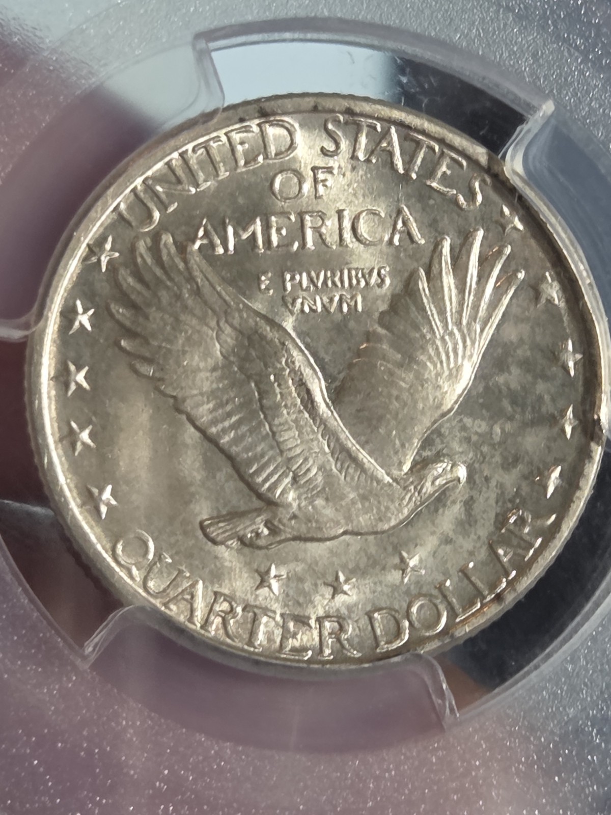 1928 D Standing Liberty Quarter 25c PCGS MS65