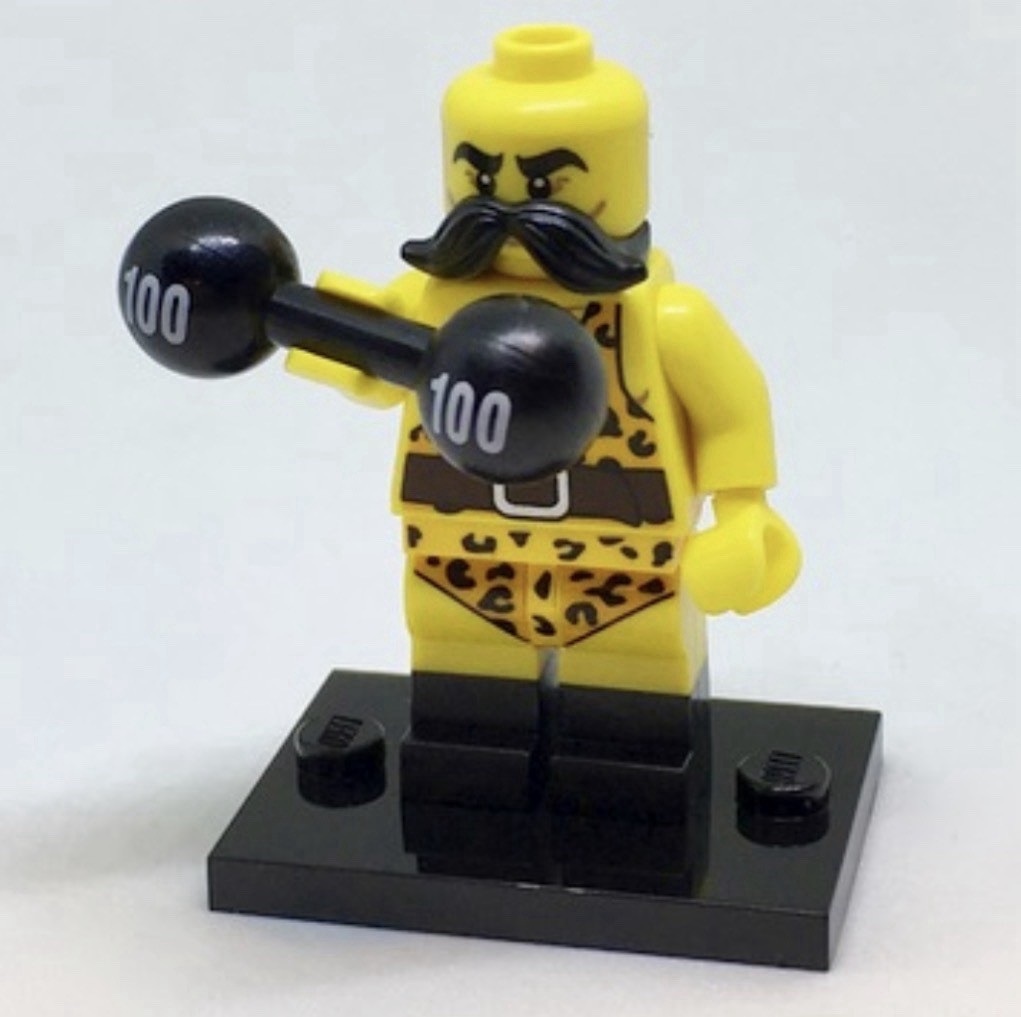 LEGO Collectible Minifigures Series #17 - Circus Strongman (col17-2) Minifigure