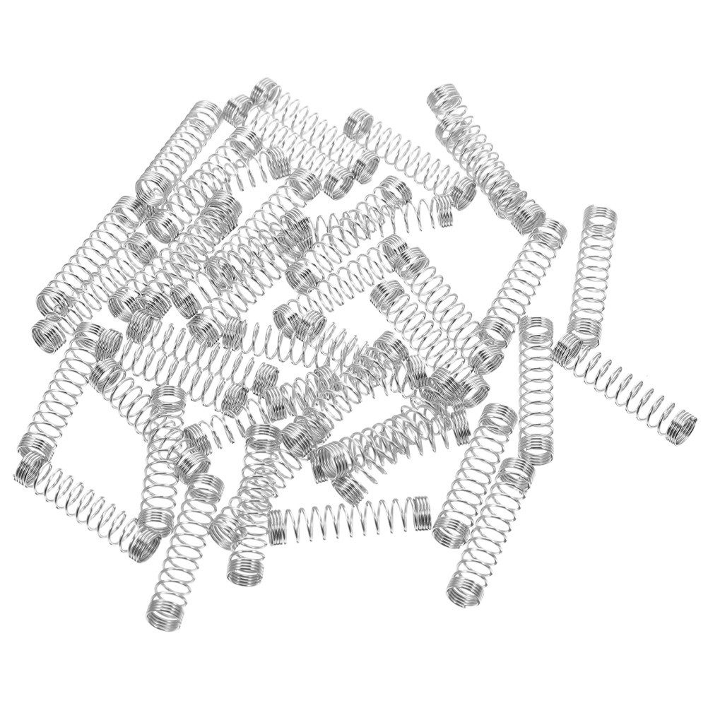 50 Pcs Small Compression Springs Metal Ball Point Pen for Refill