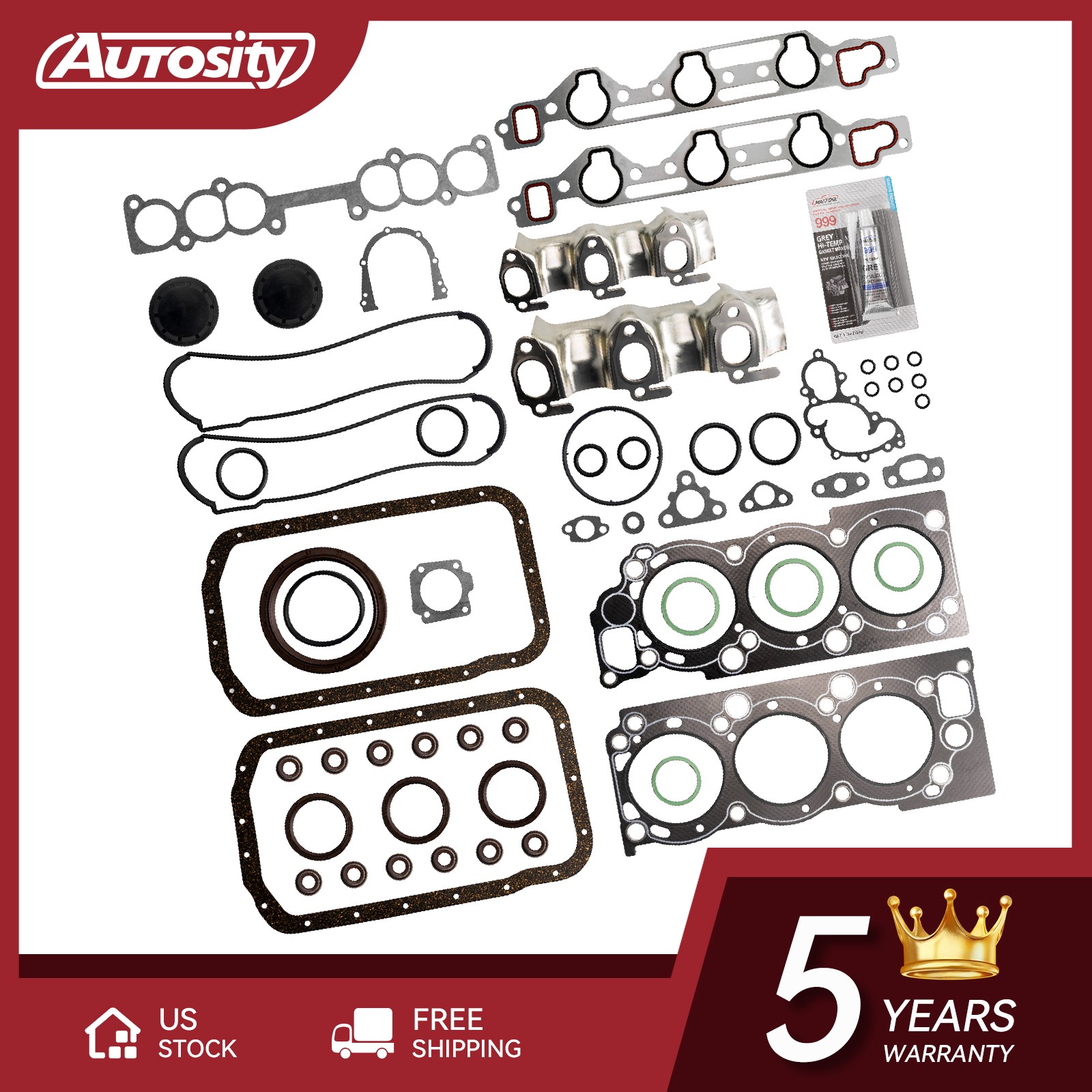 Head Gasket Set For Toyota Pickup 1988-1995 V6 3.0L Toyota 4Runner 1988-1995 V6
