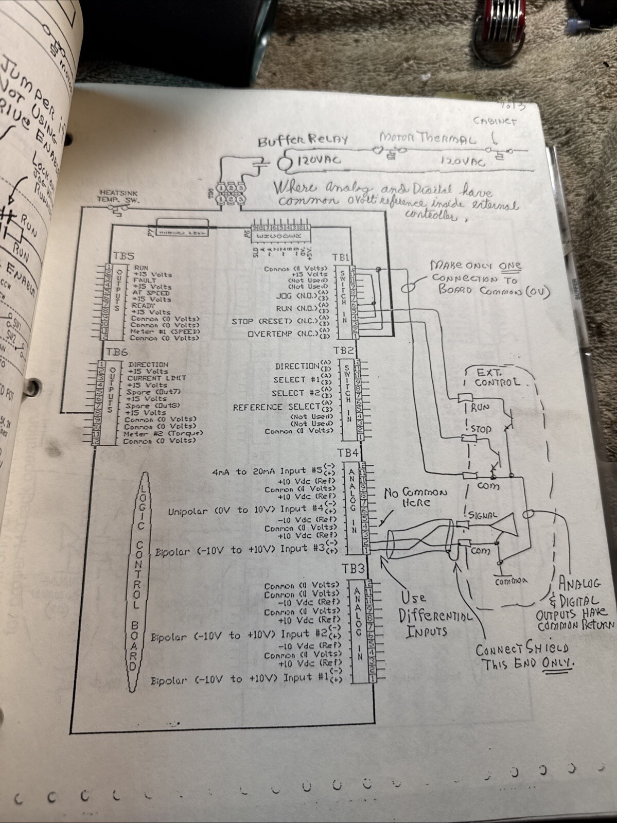 Thor Drives Service manual 7000/8000L, AC Vector Control. Technical Instructions