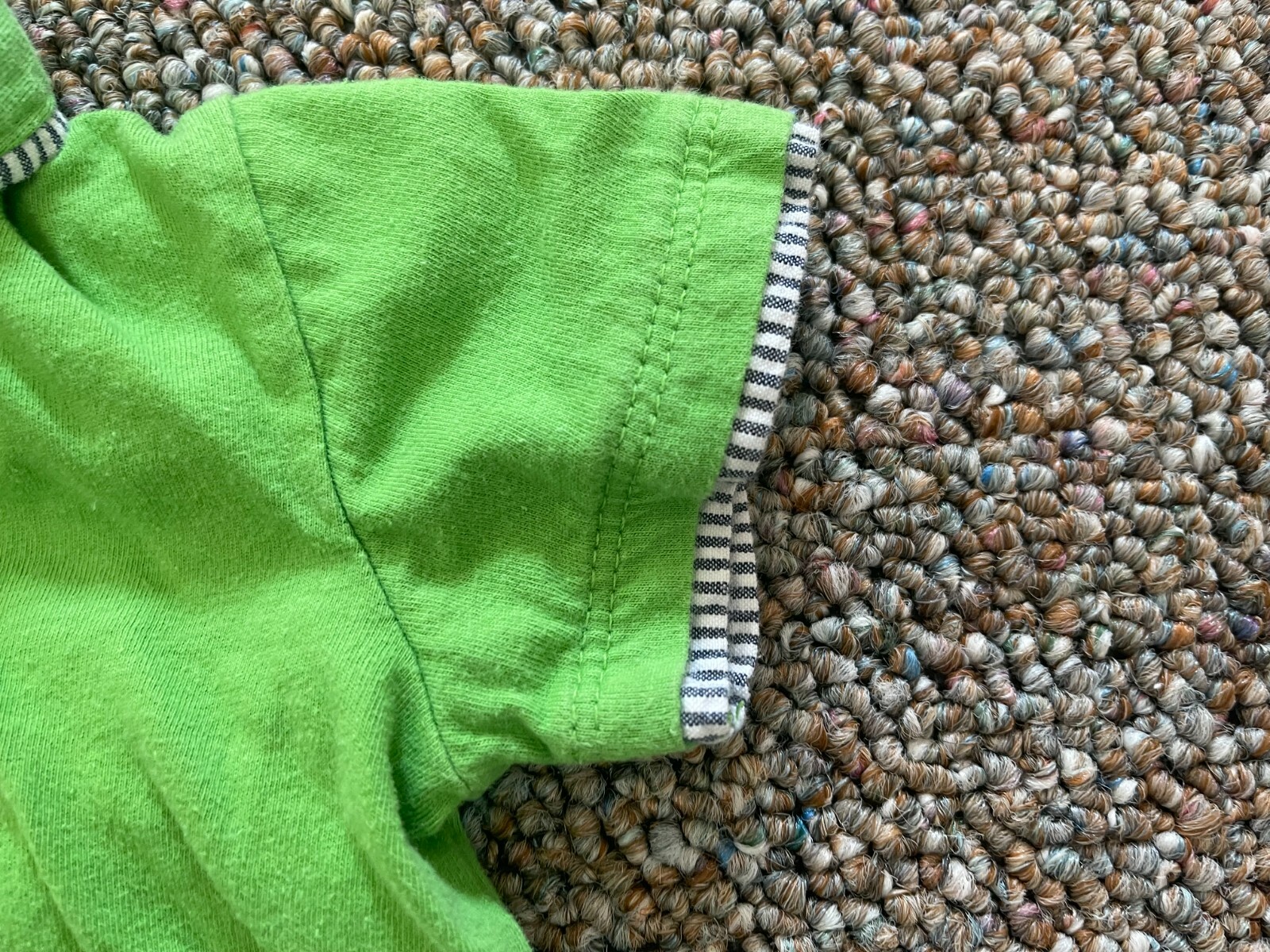 First Impressions Boys Green Collared Top 18M