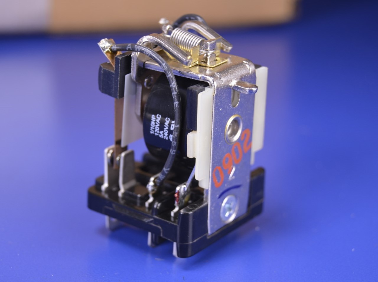 Airpax 240VAC Coil 2P2T Momentary Electromagnetic Relay P/N: KU50A41-120