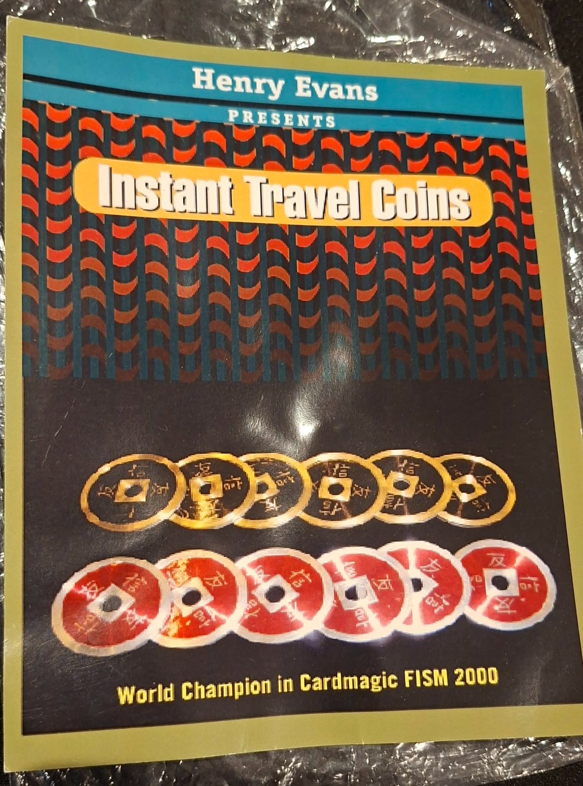 Henry Evans Instant Travel Coins Chinese Magic Trick Gaffs Gimmicked Complete