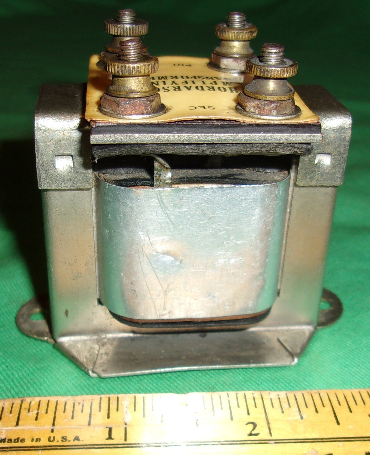 (2) Thordarson Amplifying Transformers Open Winding Radio/Audio (1920's)