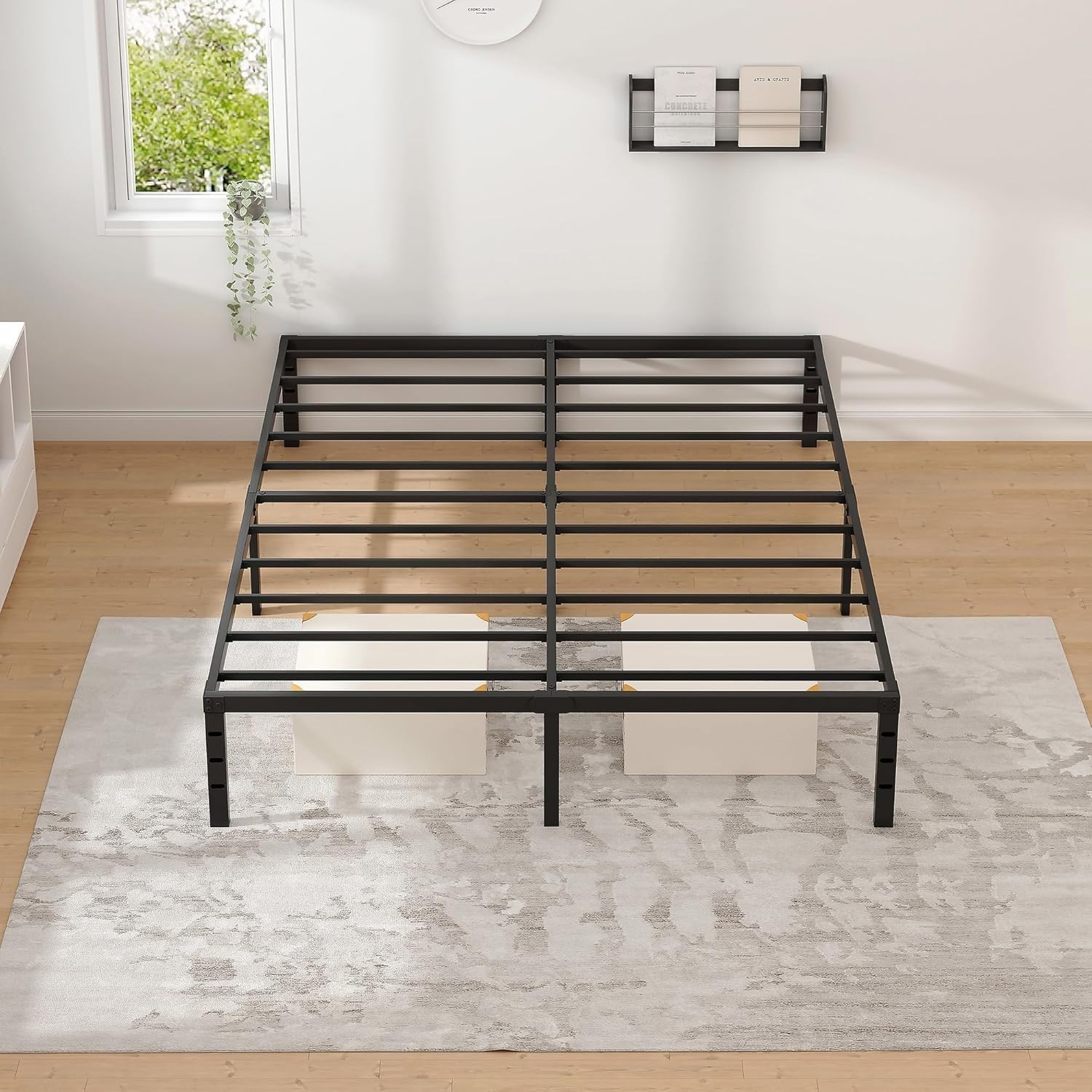High Underbed Space No Box Spring Required