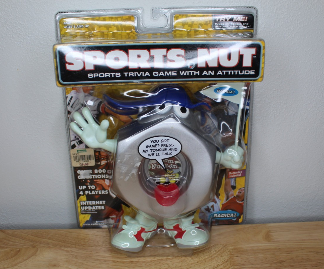 Sports Nut Sports Trivia Game – 2000 Radica – NOS – Test Mode Works